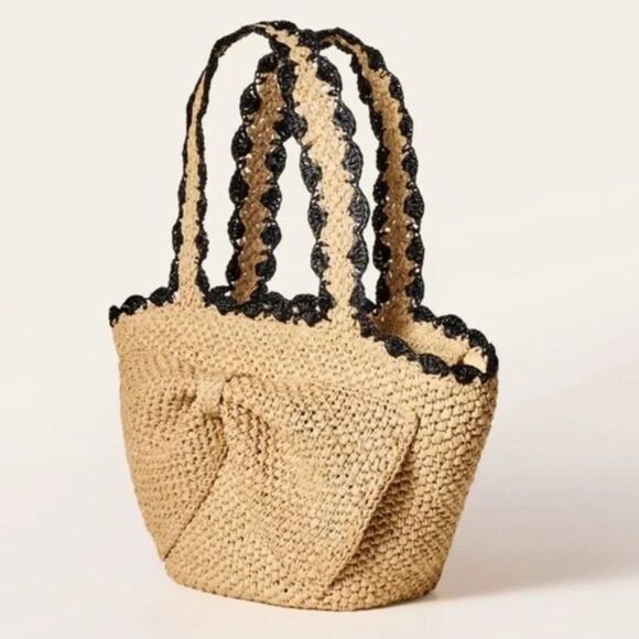 Kate Spade New York x Target Raffia Bow Tote Bag - Picture 2 of 13